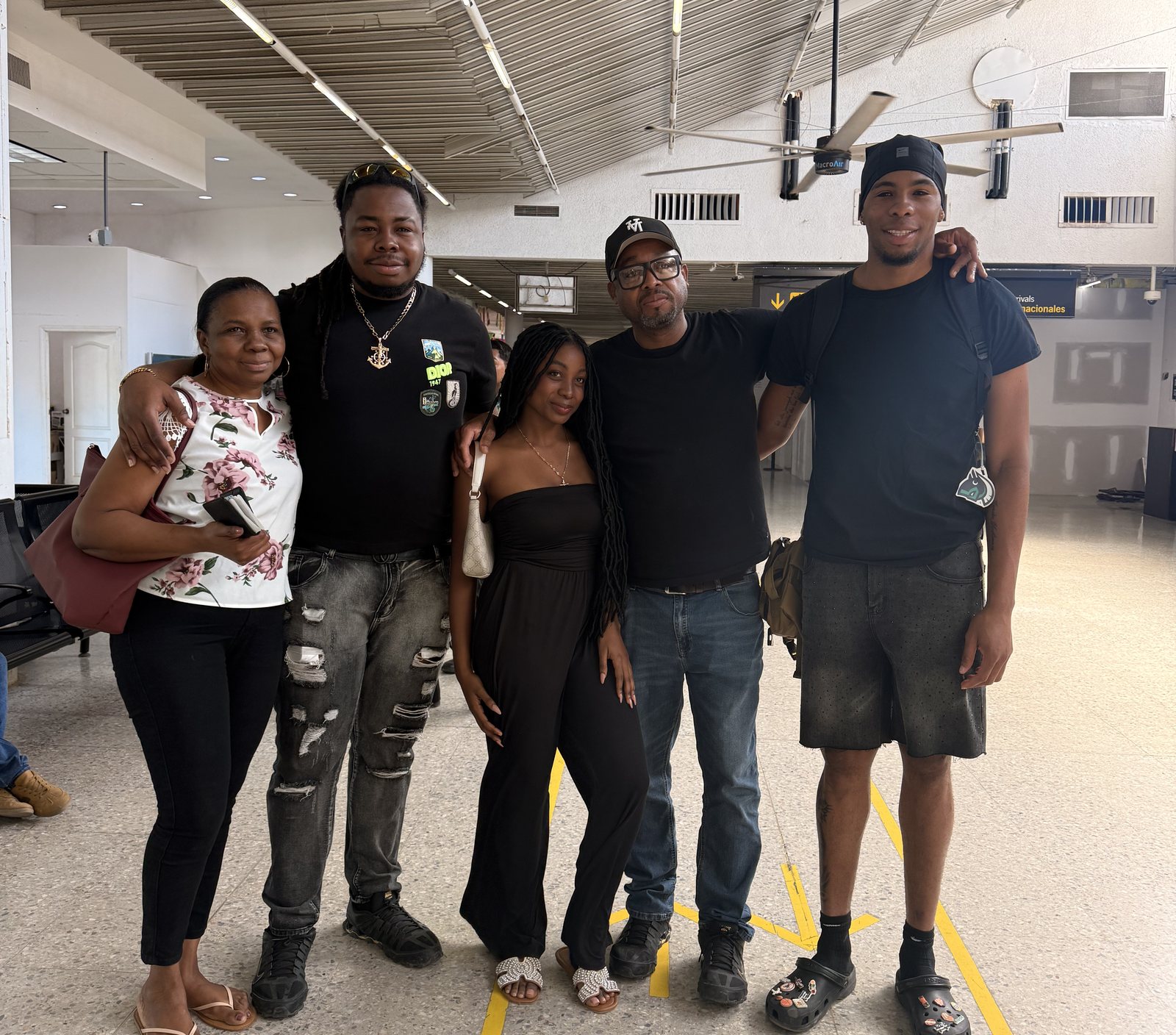 The Martinez family on Roatán